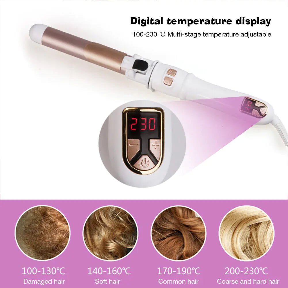 Curled™ AutoTwirl Pro Hair Curler